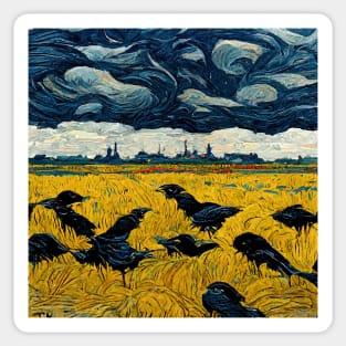 Illustrations inspired by Vincent van Gogh Sticker